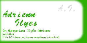 adrienn ilyes business card