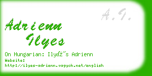 adrienn ilyes business card